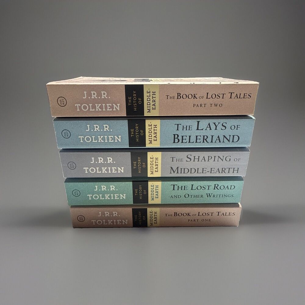 J.R.R. Tolkien History of Middle-earth 5 Book Box Set Del Rey 2003 Complete